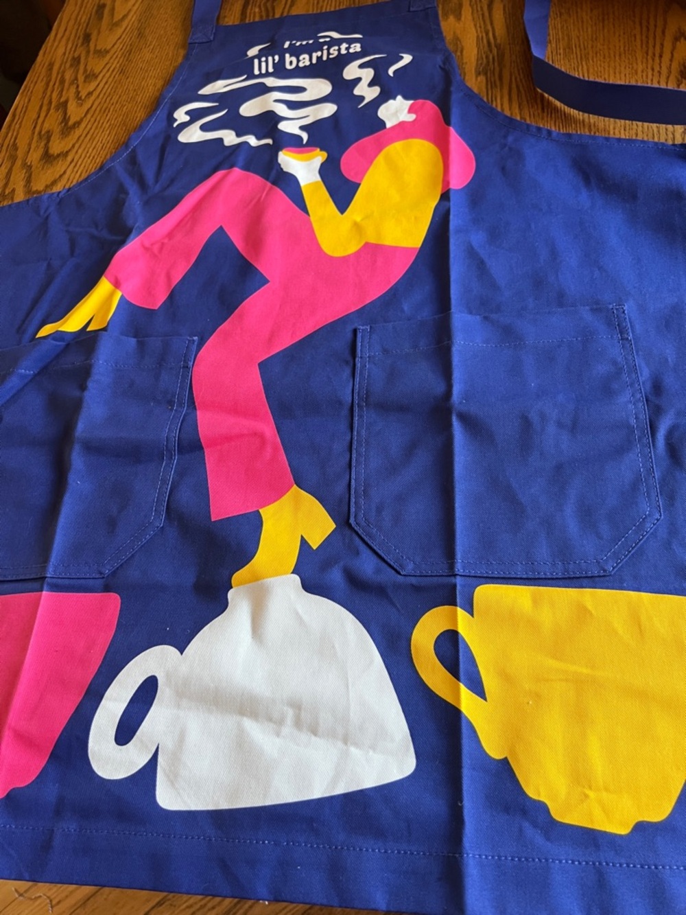 Blue Q Apron barista colorful flirty fun chefs kiss apron